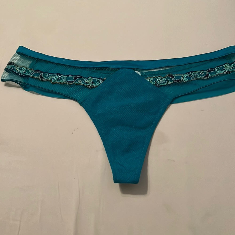 La Perla aqua thong